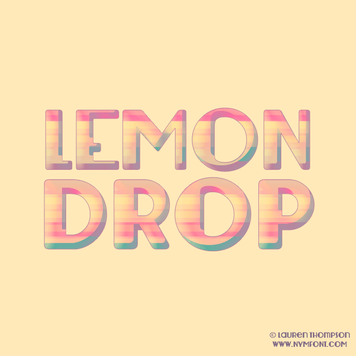 Lemondrop字体 3