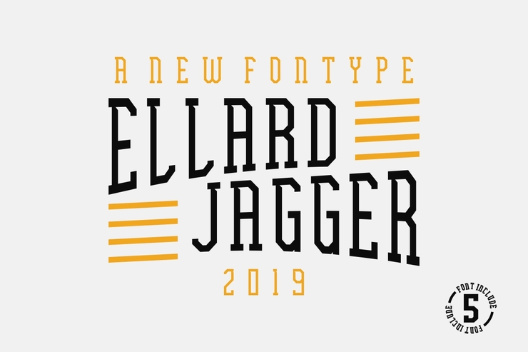 Ellard Jagger字体 2
