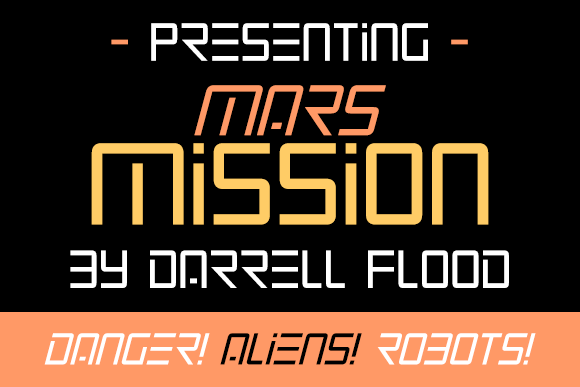 Mars Mission字体 1