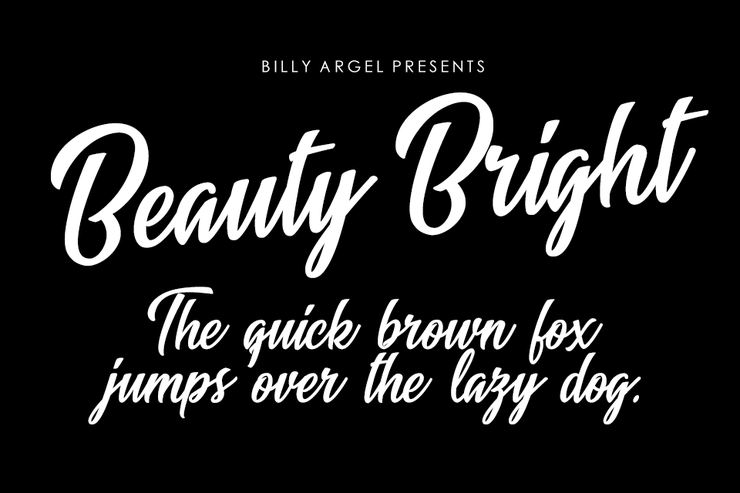 Beauty Bright字体 1