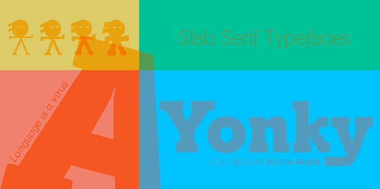 Yonky Black字体 1