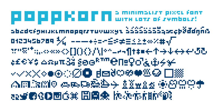 Poppkorn字体 4
