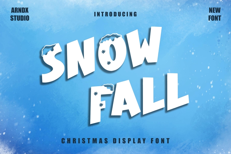 Snow Fall字体 5