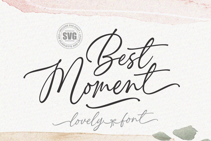 Best Moment字体 5