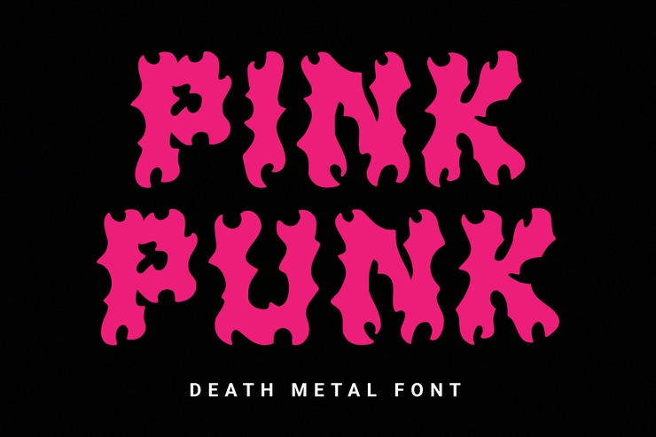 Pink Punk字体 4
