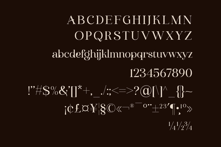 Clarine字体 5