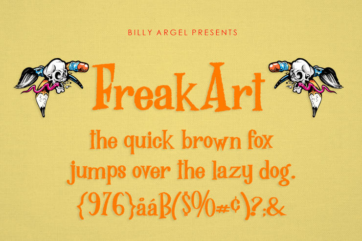Freak Art字体 3