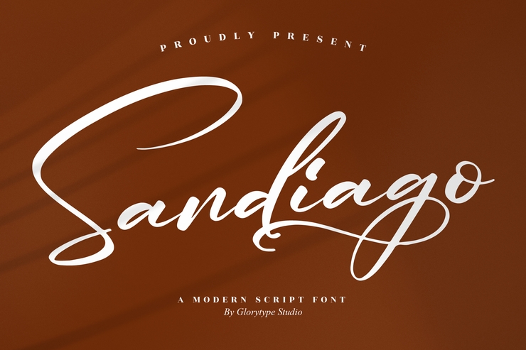 Sandiago字体 7