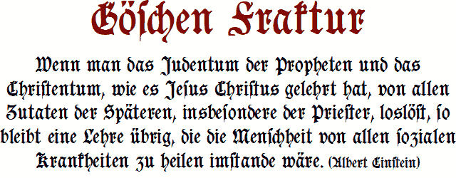 Goeschen Fraktur字体 1