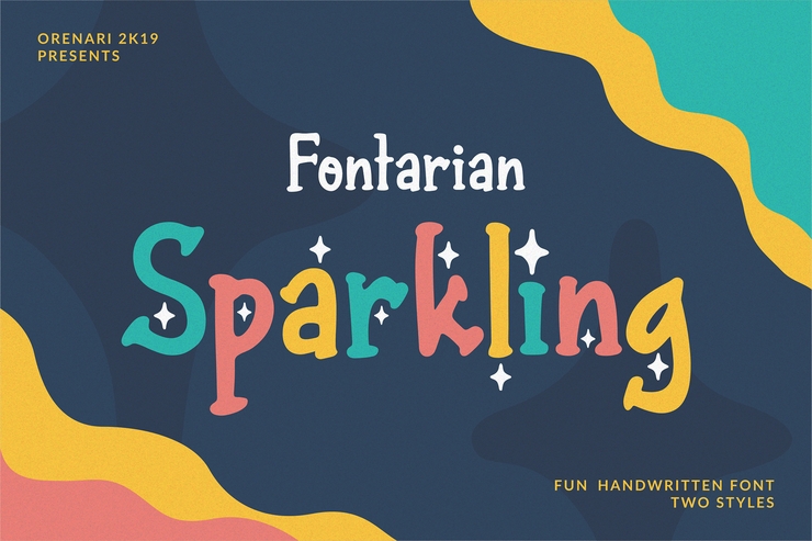 Fontarian Sparkling字体 3