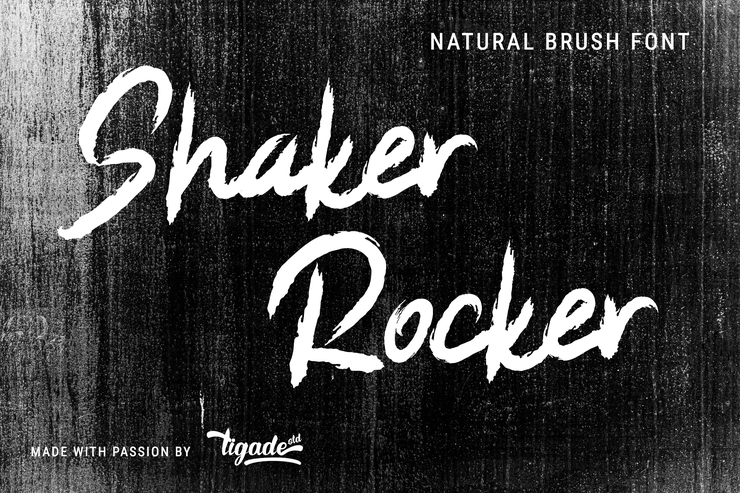 Shaker Rocker字体 2