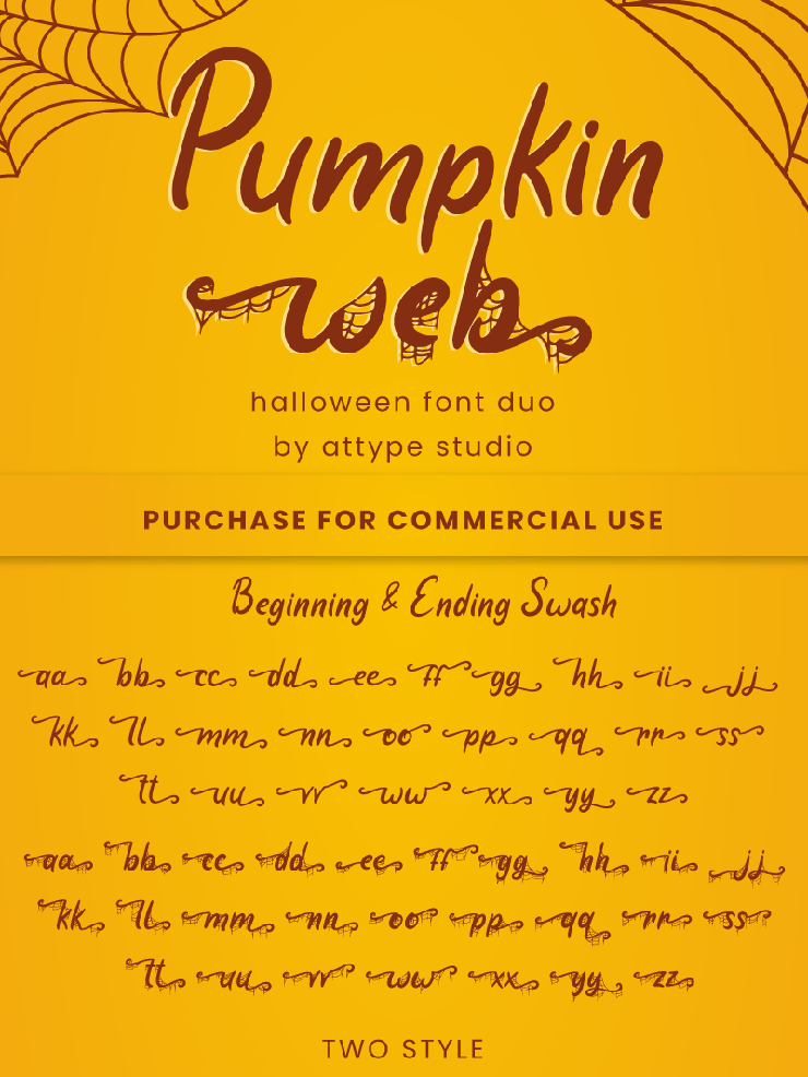 Pumpkin Web字体 1