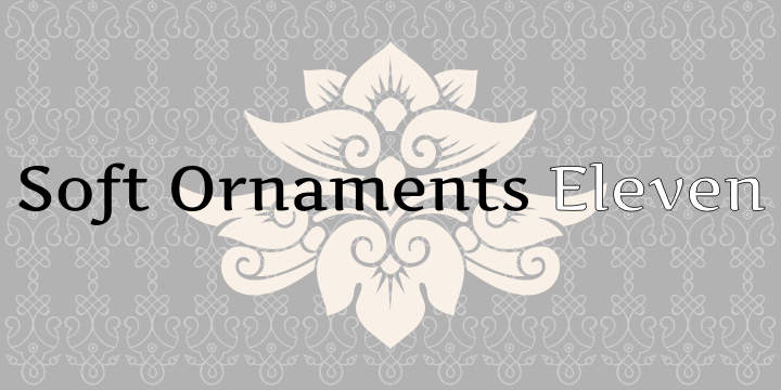 Soft Ornaments Eleven字体 1