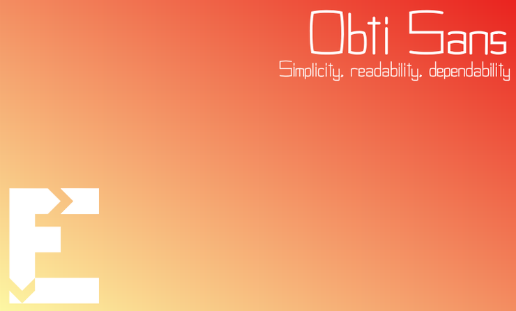 Obti Sans字体 1