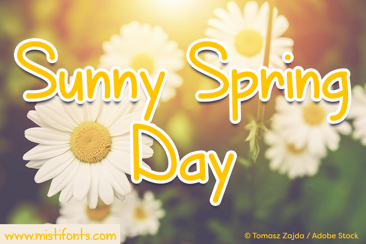 Sunny Spring Day字体 1