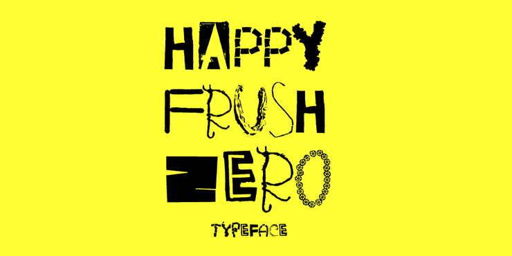 HappyFrushZero字体 1