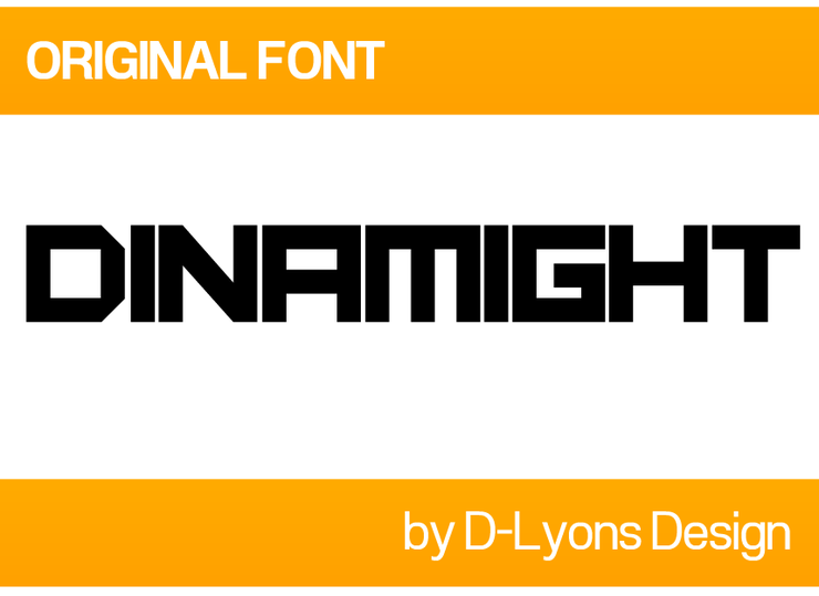 Dinamight字体 1