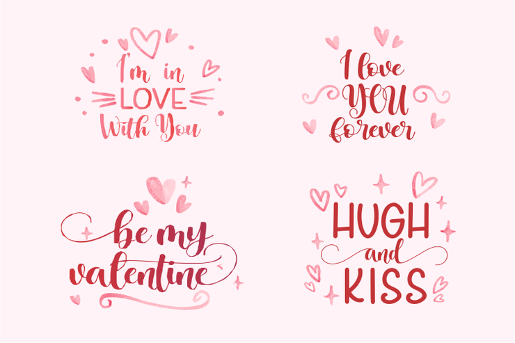 Lovely Valentine Sans字体 3
