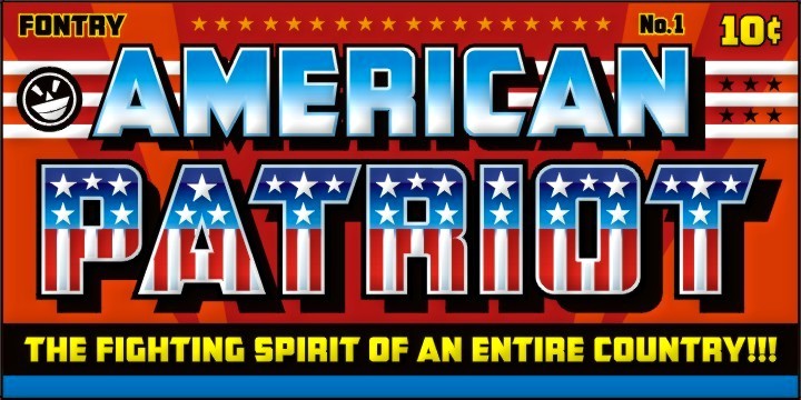CFB1 American Patriot字体 1