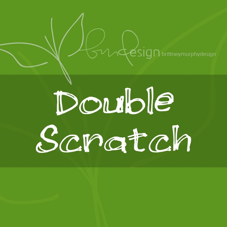 Double Scratch字体 2