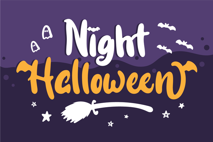 Night Halloween字体 1