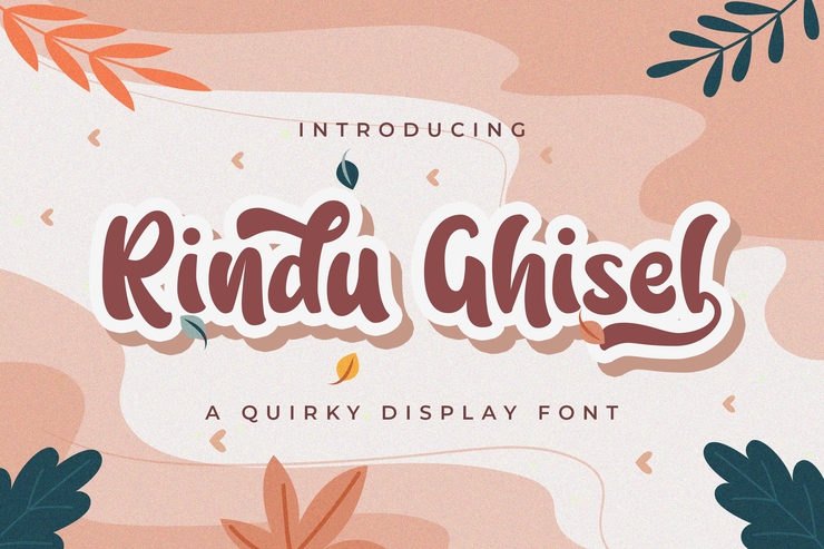 Rindu Ghisel字体 9