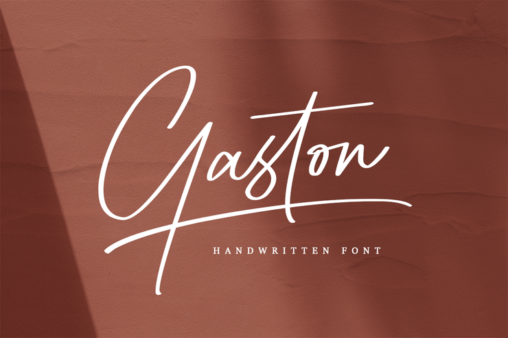 Gaston字体 6