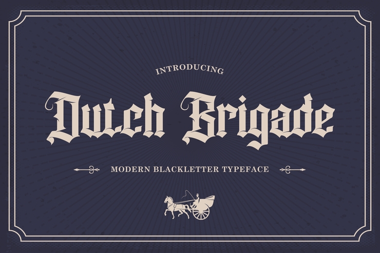 Dutchbrigade字体 6