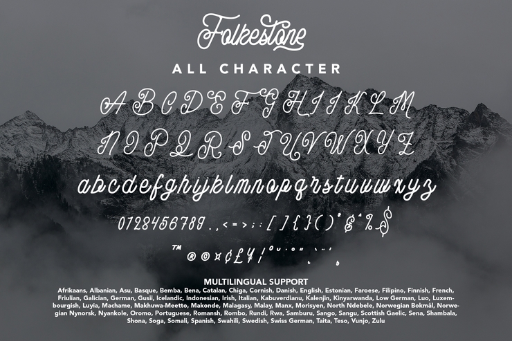 Folkestone字体 8