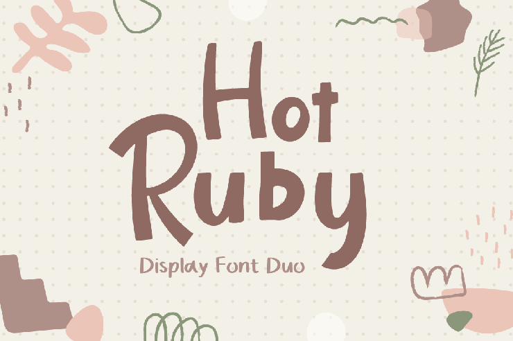 Hot Ruby字体 3