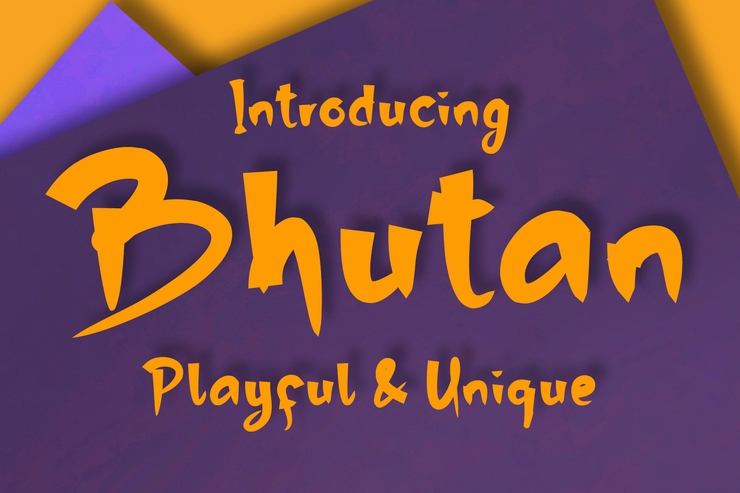 Bhutan字体 7