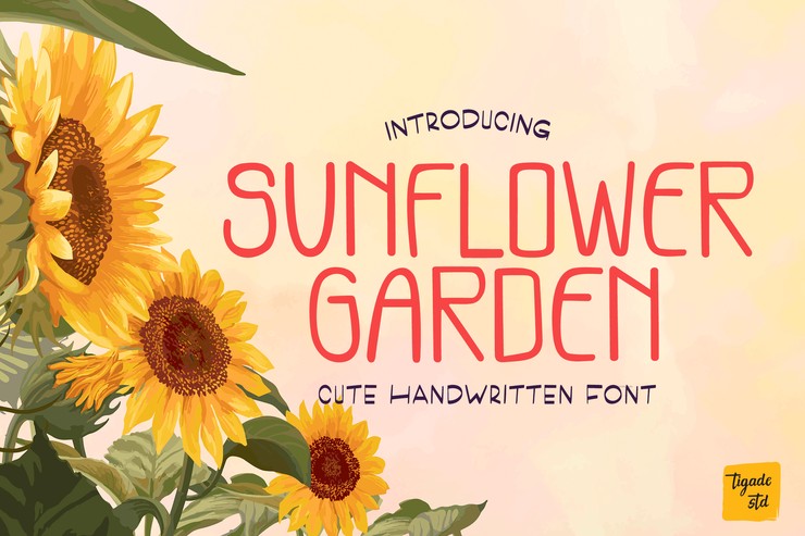 Sunflower Garden字体 2