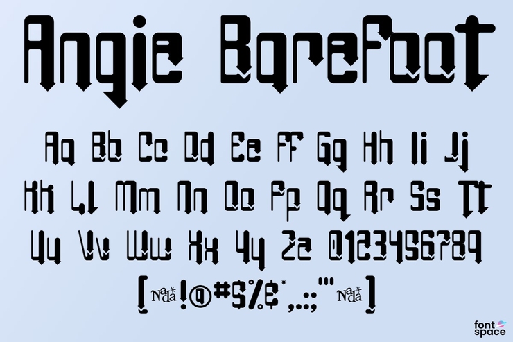 Angie字体 1