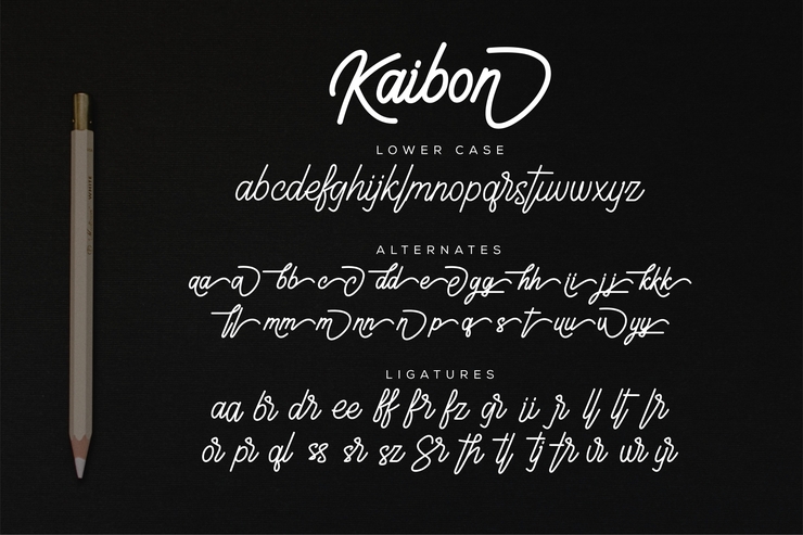 Kaibon字体 2