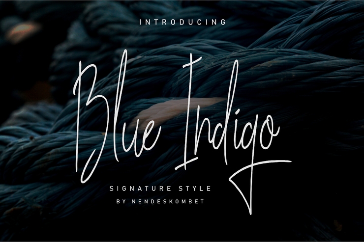 Blues Indigo字体 6