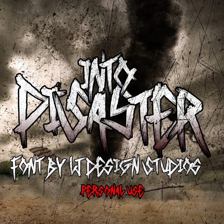 Into Disaster字体 1