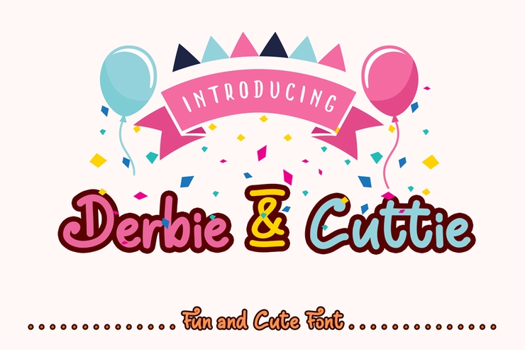 Derbie & Cuttie字体 2