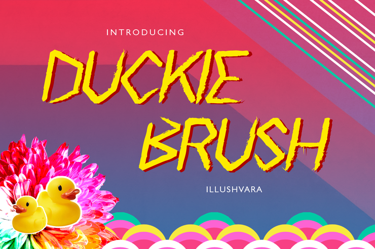 Duckie Brush字体 1