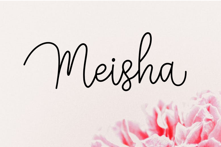 Meisha字体 1