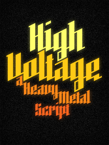 High Voltage字体 1