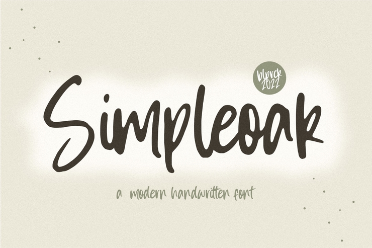 Simpleoak字体 1
