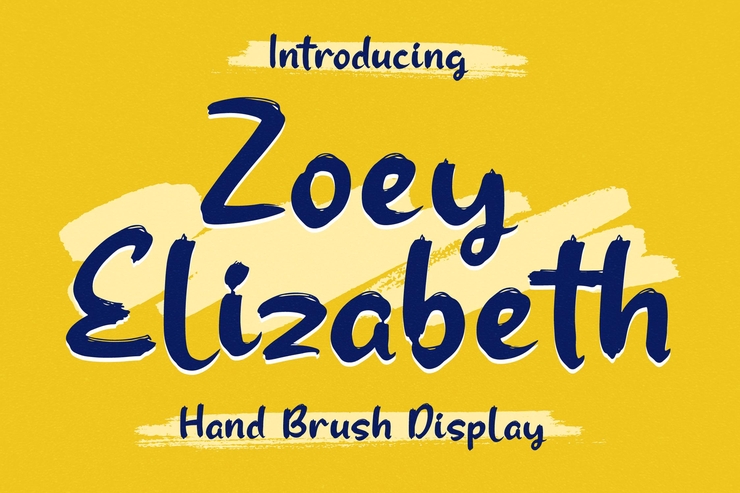 Zoey Elizabeth字体 5