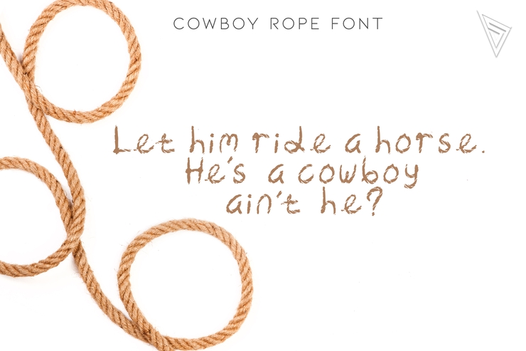 Cowboy Rope字体 3