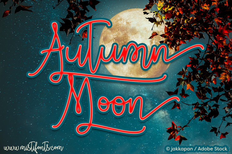 Autumn Moon字体 1