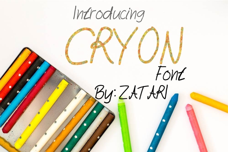 cryon字体 3