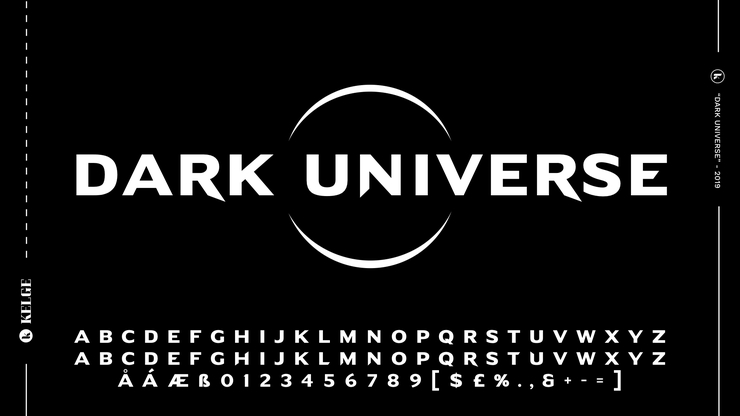 Dark Universe字体 1