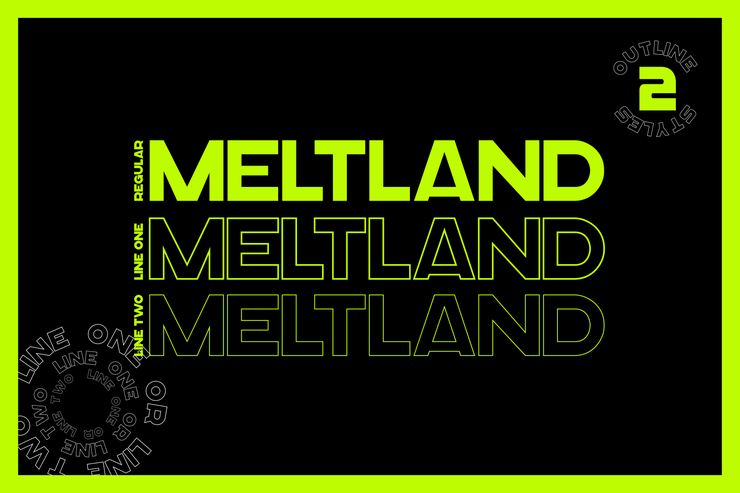 Meltland字体 4
