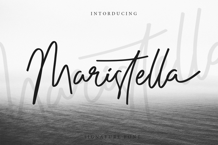 Maristella字体 2
