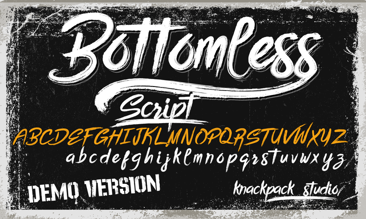 Bottomless Script字体 1