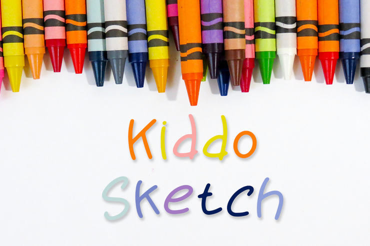 Kiddo Sketch字体 1